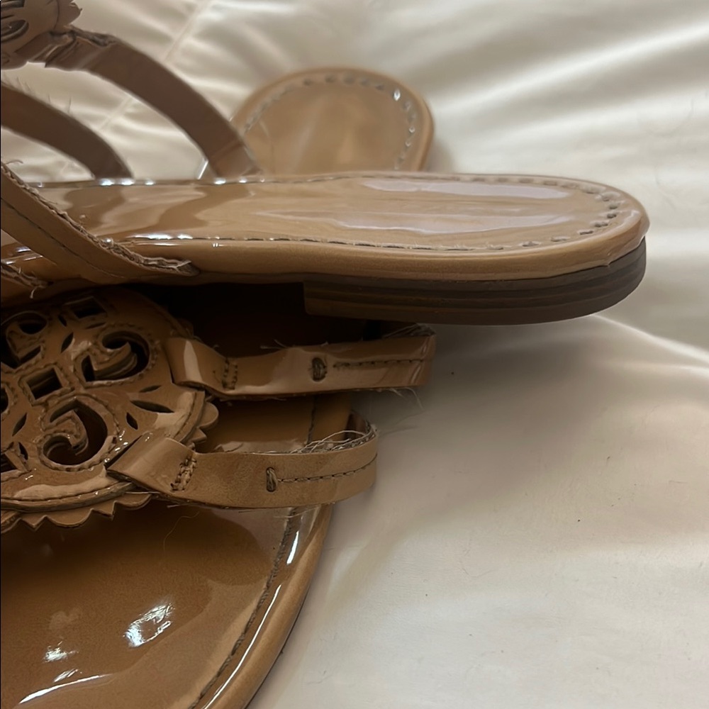 Sam Edelman Tan Sandals with Decorative Stitching - Picture 3 of 3